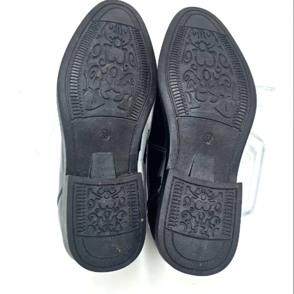 Men’s Classic Black Slip-On Oxford Dress Shoes – Size 6.5 / EU 38 New No Box